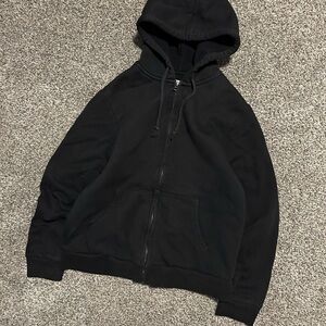 Old Navy Men's Black Zip-Up Sweater